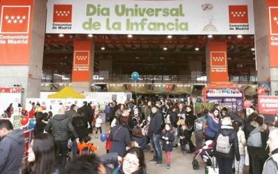 Un espacio lúdico en familia para reivindicar los derechos de la infancia