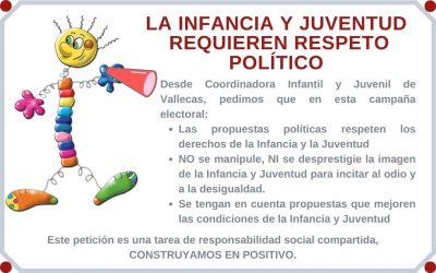 La Infancia y Juventud requieren respeto político